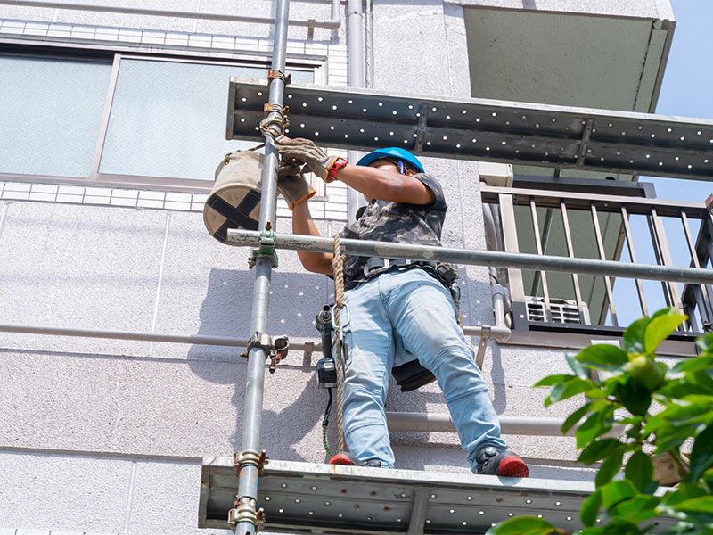 工事期間中はLINEで進捗報告を行います