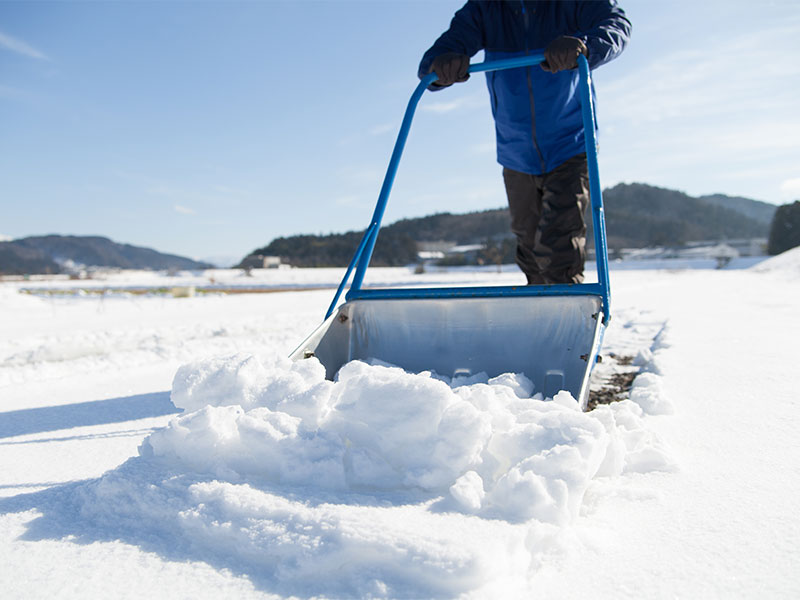 排雪作業
